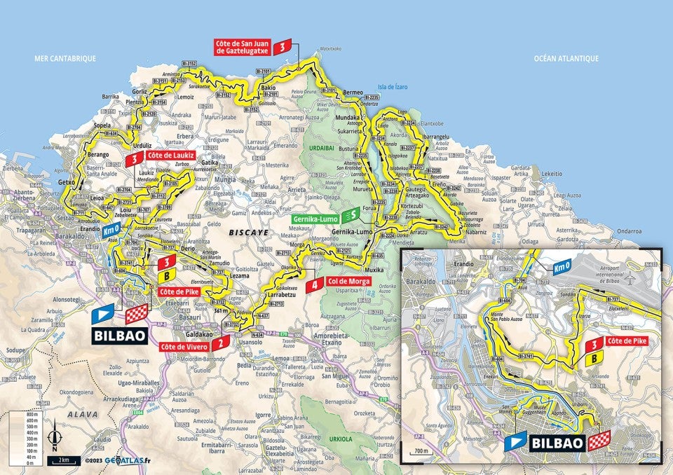 Tour De France 2023 Route Google Maps